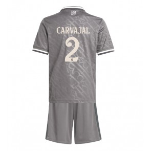 Real Madrid Daniel Carvajal #2 Dětské Alternativní dres komplet 2024-25 Krátký Rukáv (+ trenýrky)